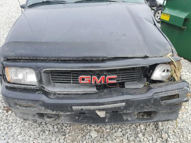 1GTCT19W6V8504224 - 1997 GMC SONOMA BLACK photo 7