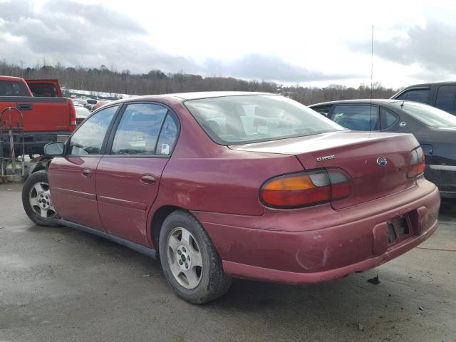 1G1ND52F24M640761 - 2004 CHEVROLET CLASSIC MAROON photo 3