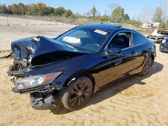 1HGCS12828A023089 - 2008 HONDA ACCORD EXL BLACK photo 2