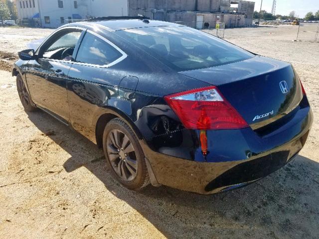 1HGCS12828A023089 - 2008 HONDA ACCORD EXL BLACK photo 3