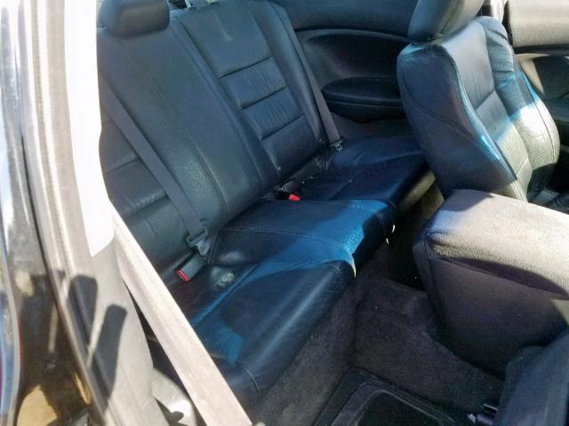 1HGCS12828A023089 - 2008 HONDA ACCORD EXL BLACK photo 6