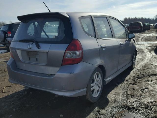 JHMGD38657S006497 - 2007 HONDA FIT S 银色 照片 4