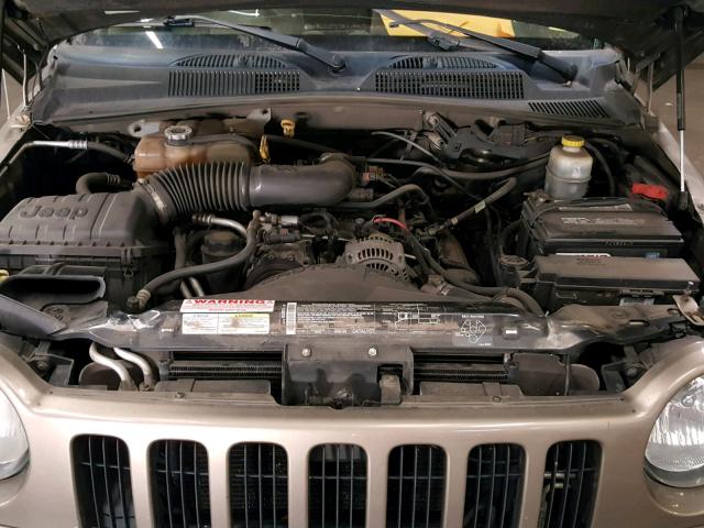 1J8GL58K44W161388 - 2004 JEEP LIBERTY LI BROWN photo 7