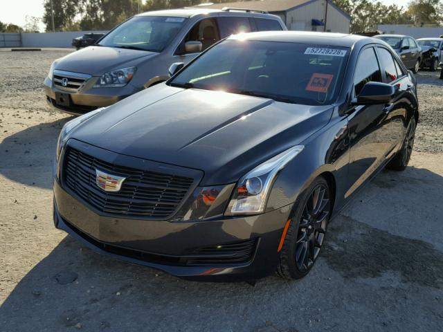 1G6AA5RX1F0138088 - 2015 CADILLAC ATS BLACK photo 2