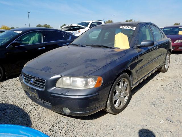 YV1RS592852462170 - 2005 VOLVO S60 2.5T GRAY photo 2