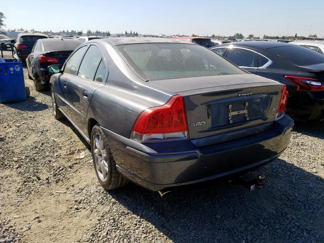 YV1RS592852462170 - 2005 VOLVO S60 2.5T GRAY photo 3