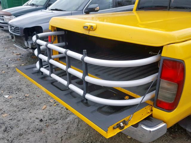 1N6ED27Y9YC409283 - 2000 NISSAN FRONTIER C YELLOW photo 9