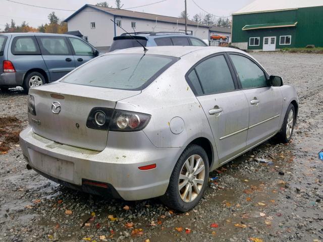 JM1BK324471688304 - 2007 MAZDA 3 S SILVER photo 4