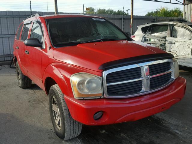 1D4HB48D75F549679 - 2005 DODGE DURANGO SL RED photo 1