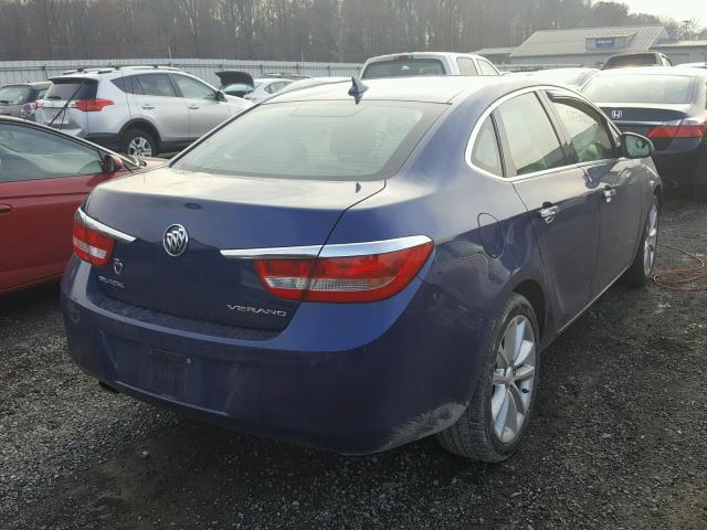 1G4PR5SK1E4150291 - 2014 BUICK VERANO CON BLUE photo 4