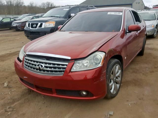 JNKAY01F17M450788 - 2007 INFINITI M35 BASE BURGUNDY photo 2