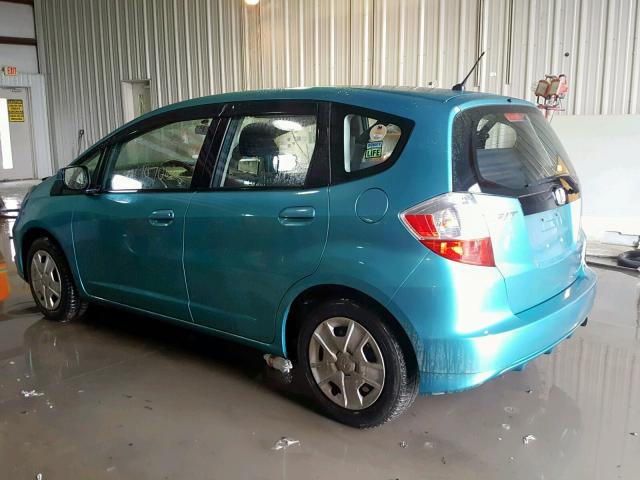 JHMGE8H34CC009864 - 2012 HONDA FIT BLUE photo 3