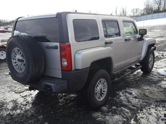 5GTDN136768195932 - 2006 HUMMER H3 BEIGE photo 4