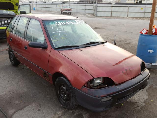 2C1MR6464P6779474 - 1993 GEO METRO BURGUNDY photo 1