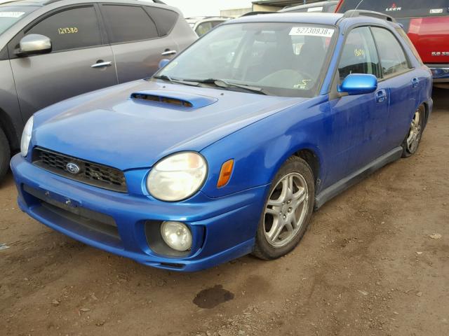 JF1GG29613H810889 - 2003 SUBARU IMPREZA WR BLUE photo 2