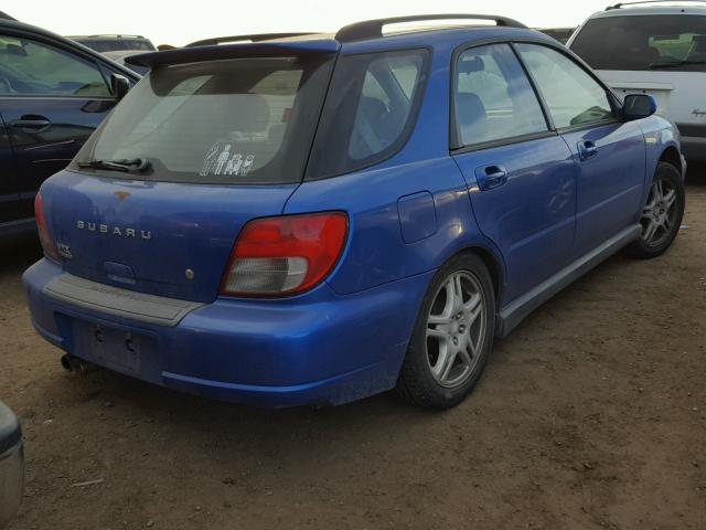 JF1GG29613H810889 - 2003 SUBARU IMPREZA WR BLUE photo 4