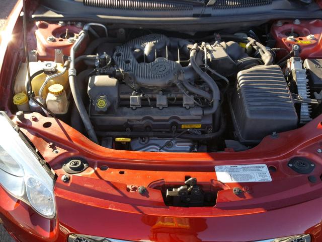 1C3EL75R34N207928 - 2004 CHRYSLER SEBRING GT RED photo 7