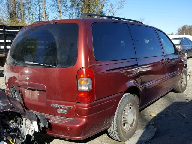 1GNDX13E62D175978 - 2002 CHEVROLET VENTURE LU BURGUNDY photo 4