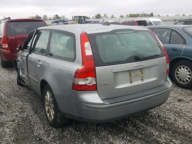 YV1MW682462192331 - 2006 VOLVO V50 T5 SILVER photo 3