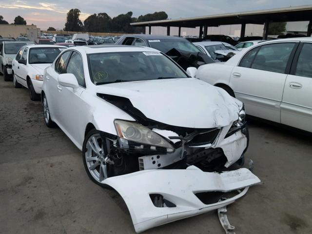 JTHBE262175012524 - 2007 LEXUS IS 350 WHITE photo 1