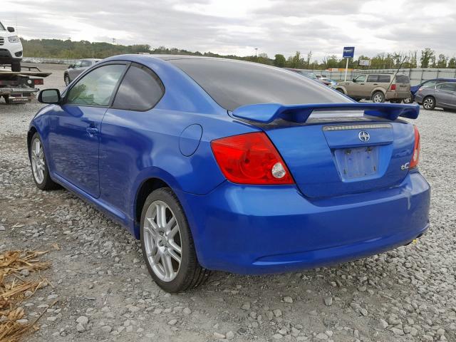 JTKDE167460131141 - 2006 TOYOTA SCION TC ლურჯი ფოტო 3
