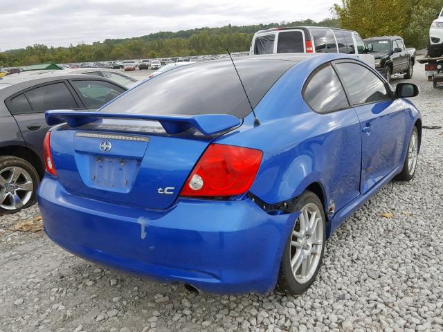 JTKDE167460131141 - 2006 TOYOTA SCION TC ლურჯი ფოტო 4
