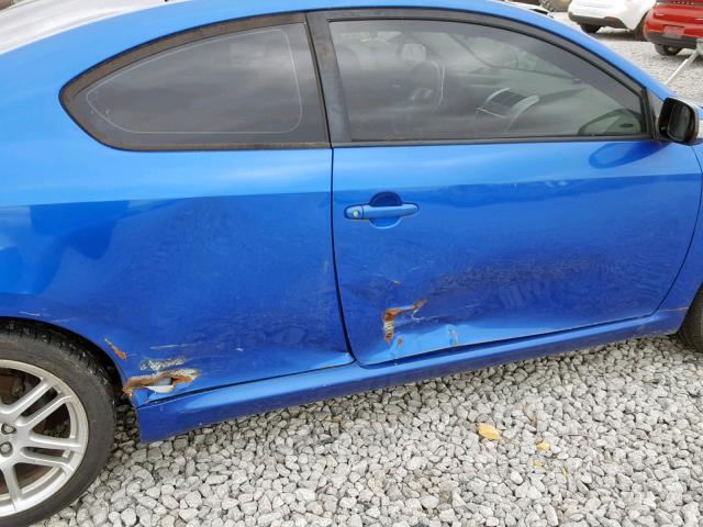 JTKDE167460131141 - 2006 TOYOTA SCION TC ლურჯი ფოტო 9