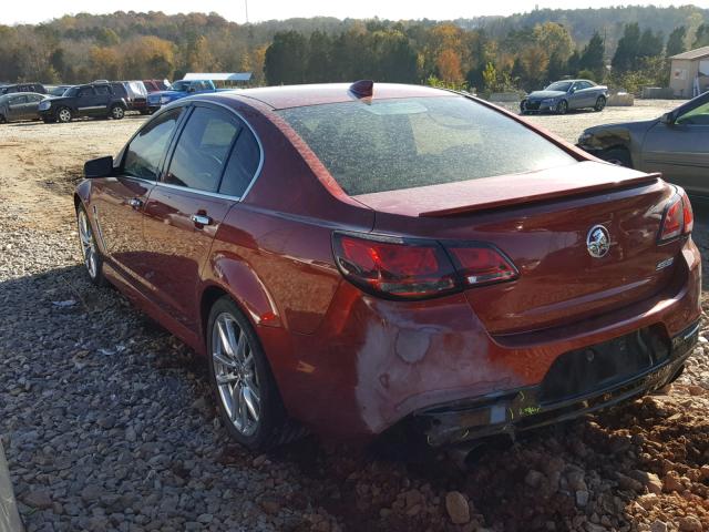 6G3F15RW2FL102163 - 2015 CHEVROLET SS RED photo 3