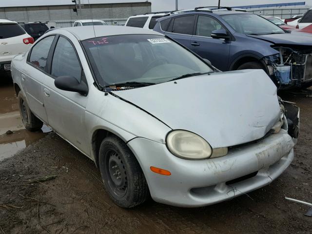 1B3ES46C31D126891 - 2001 DODGE NEON SE SILVER photo 1