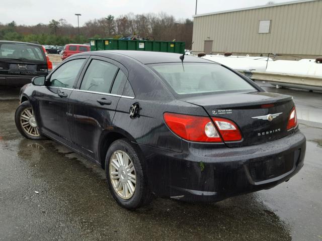 1C3LC56K67N532008 - 2007 CHRYSLER SEBRING TO BLACK photo 3