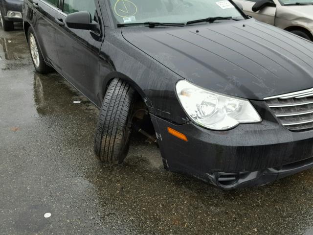 1C3LC56K67N532008 - 2007 CHRYSLER SEBRING TO BLACK photo 9