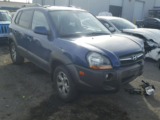 KM8JN72D49U945842 - 2009 HYUNDAI TUCSON SE BLUE photo 1