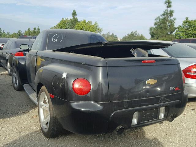 1GCES14P44B109830 - 2004 CHEVROLET SSR 黑色 照片 3
