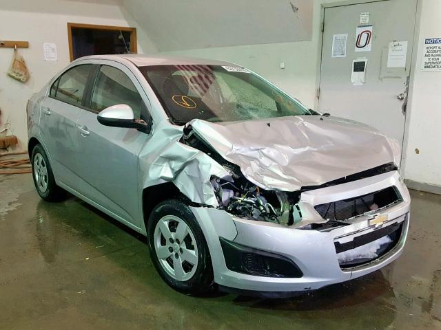 1G1JA5SH9F4166965 - 2015 CHEVROLET SONIC LS 银色 照片 1
