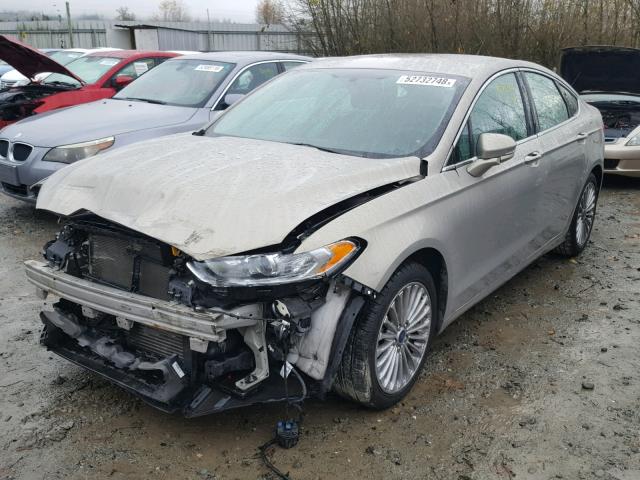 3FA6P0K92GR151035 - 2016 FORD FUSION TIT GOLD photo 2