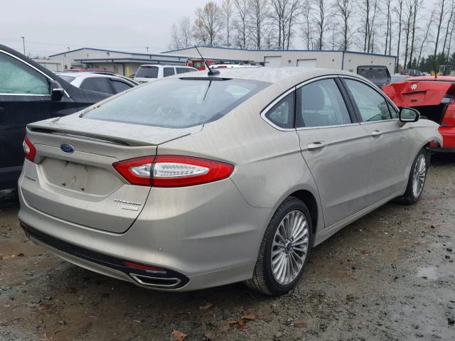 3FA6P0K92GR151035 - 2016 FORD FUSION TIT GOLD photo 4