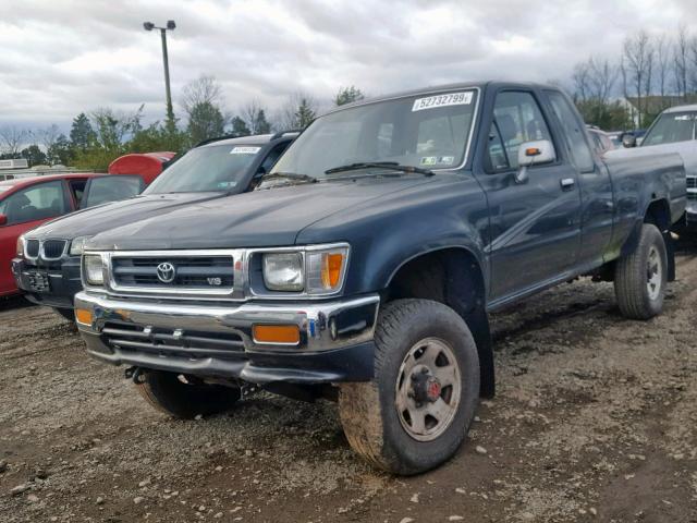 JT4VN13D9R5148479 - 1994 TOYOTA PICKUP 1/2 GREEN photo 2