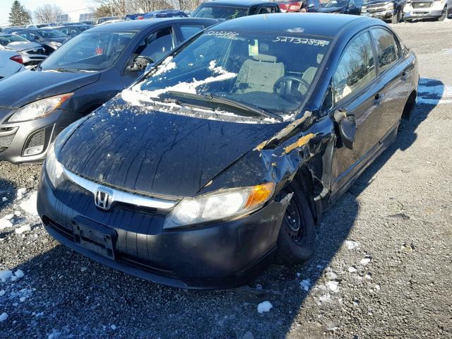 2HGFA16357H036272 - 2007 HONDA CIVIC DX BLACK photo 9