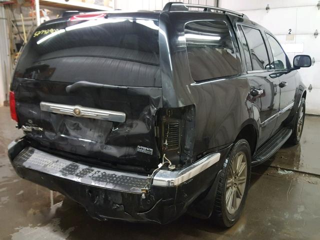 1A8HW58238F122177 - 2008 CHRYSLER ASPEN LIMI BLACK photo 4