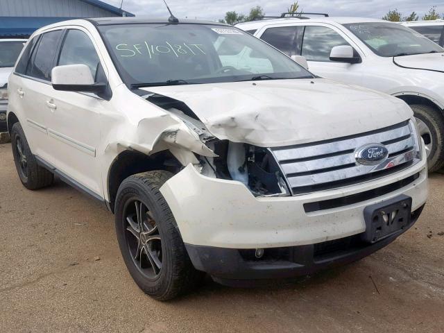 2FMDK39C08BB35026 - 2008 FORD EDGE LIMIT WHITE photo 1