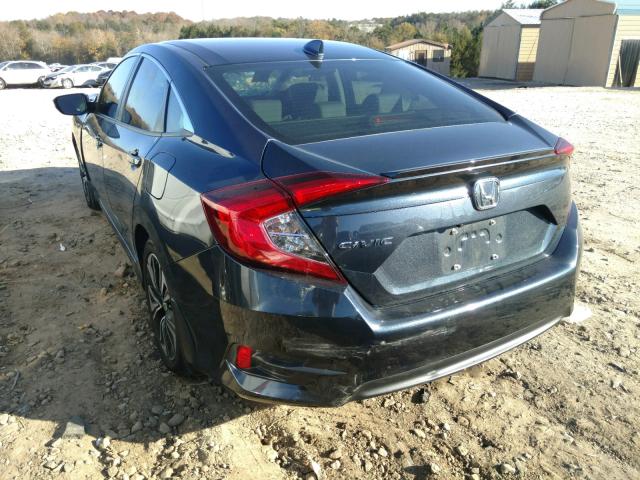 19XFC1F79HE029995 - 2017 HONDA CIVIC EXL BLUE photo 3