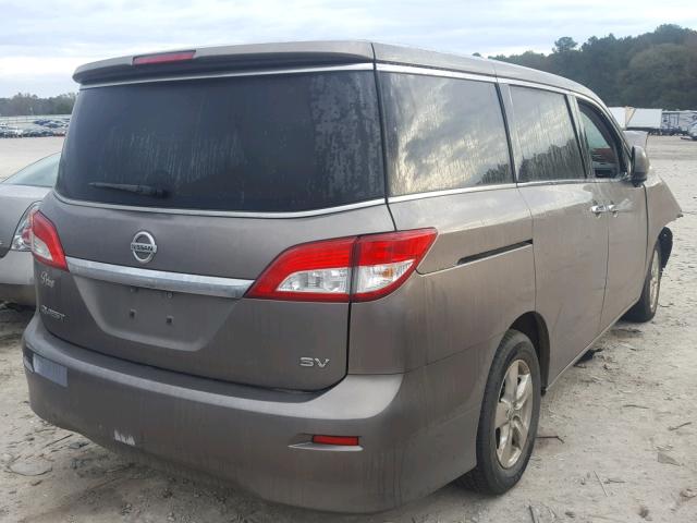 JN8AE2KP5F9128044 - 2015 NISSAN QUEST S BROWN photo 4