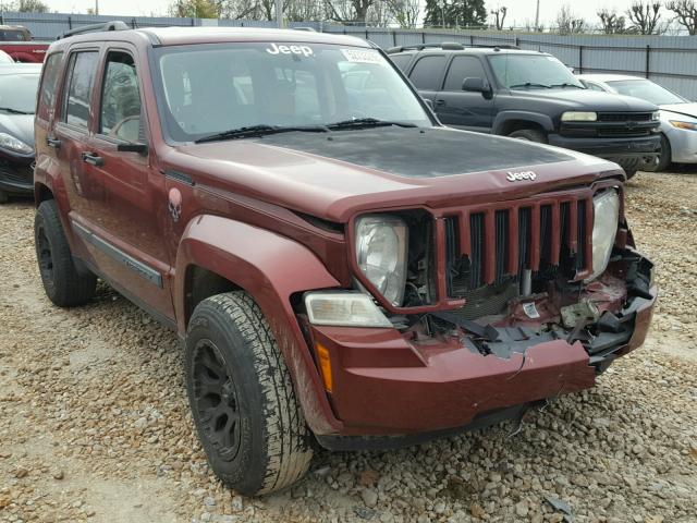 1J8GN28K68W224036 - 2008 JEEP LIBERTY SP MAROON photo 1