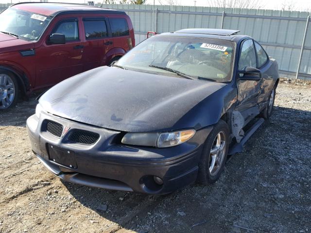 1G2WP12K02F156991 - 2002 PONTIAC GRAND PRIX BLUE photo 2