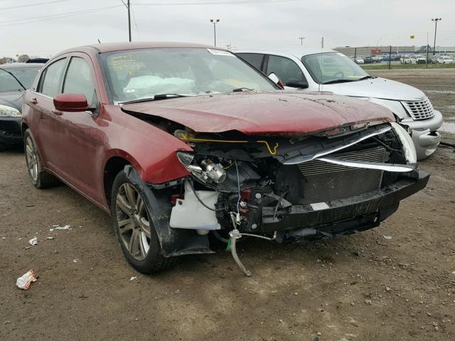 1C3CCBBB9DN743395 - 2013 CHRYSLER 200 TOURIN MAROON photo 1