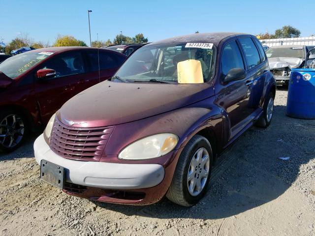 3C4FY48B82T321290 - 2002 CHRYSLER PT CRUISER PURPLE photo 2