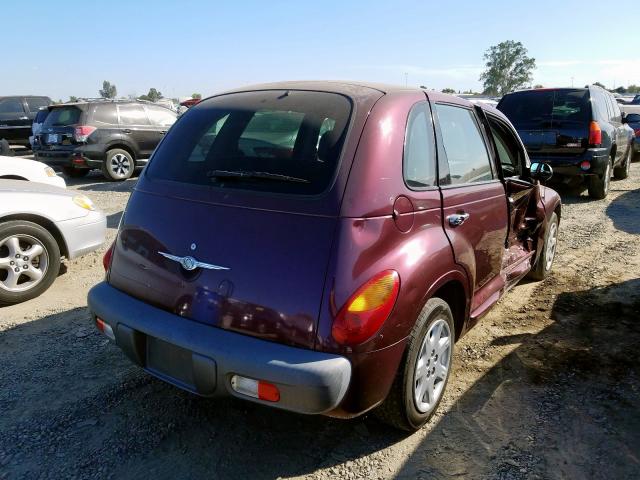 3C4FY48B82T321290 - 2002 CHRYSLER PT CRUISER PURPLE photo 4