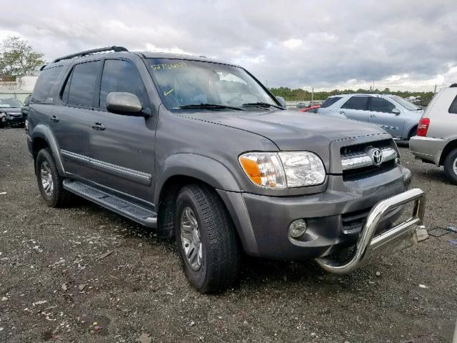 5TDZT38A95S263203 - 2005 TOYOTA SEQUOIA LI GRAY photo 1