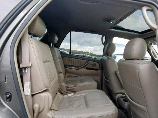 5TDZT38A95S263203 - 2005 TOYOTA SEQUOIA LI GRAY photo 6