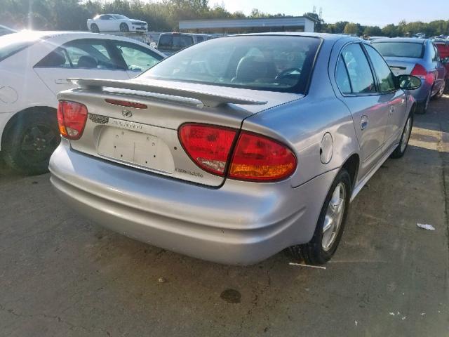 1G3NL52E24C236110 - 2004 OLDSMOBILE ALERO GL SILVER photo 4